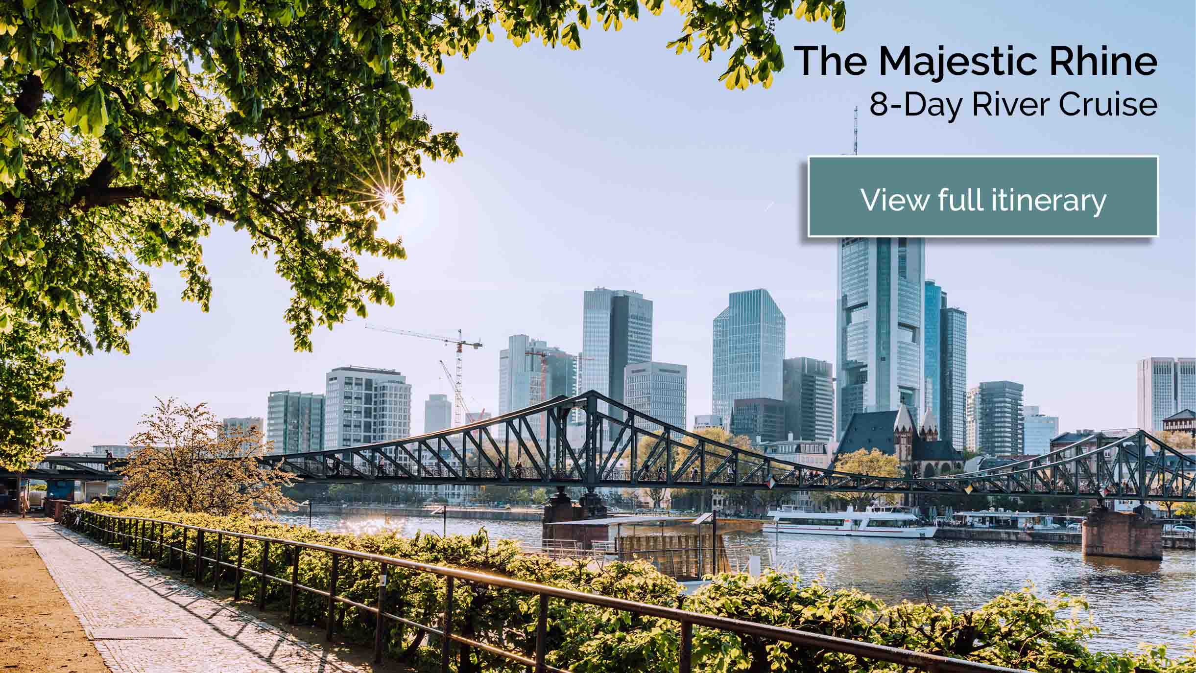 click to view the Majestic Rhine 8-Day river cruise itinerary