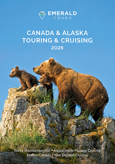 Emerald Canada & Alaska Touring & Cruising 2026 brochure cover