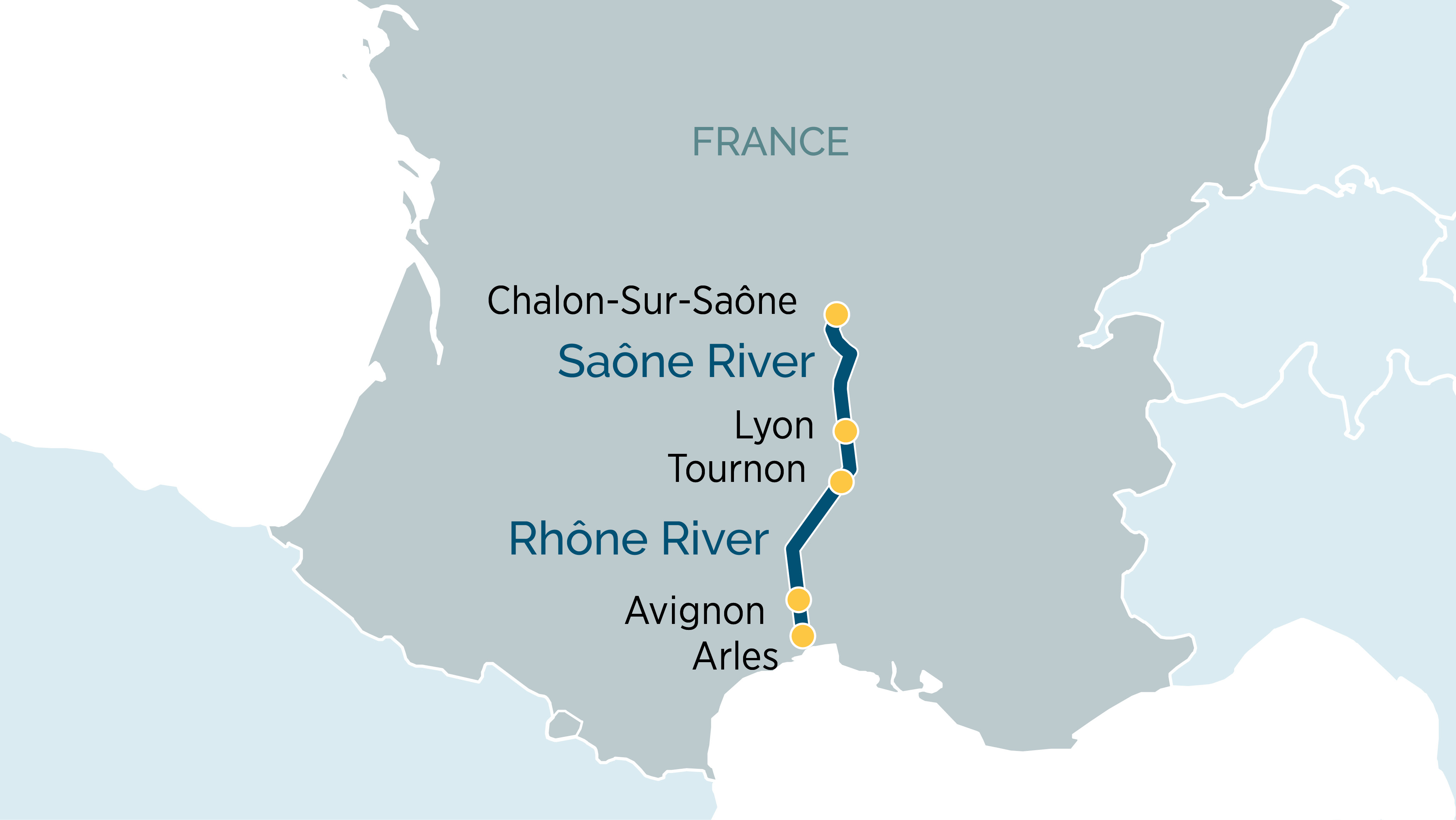 Luxury River Cruises In France 2025 26 Emerald Cruises Ecrc France Map