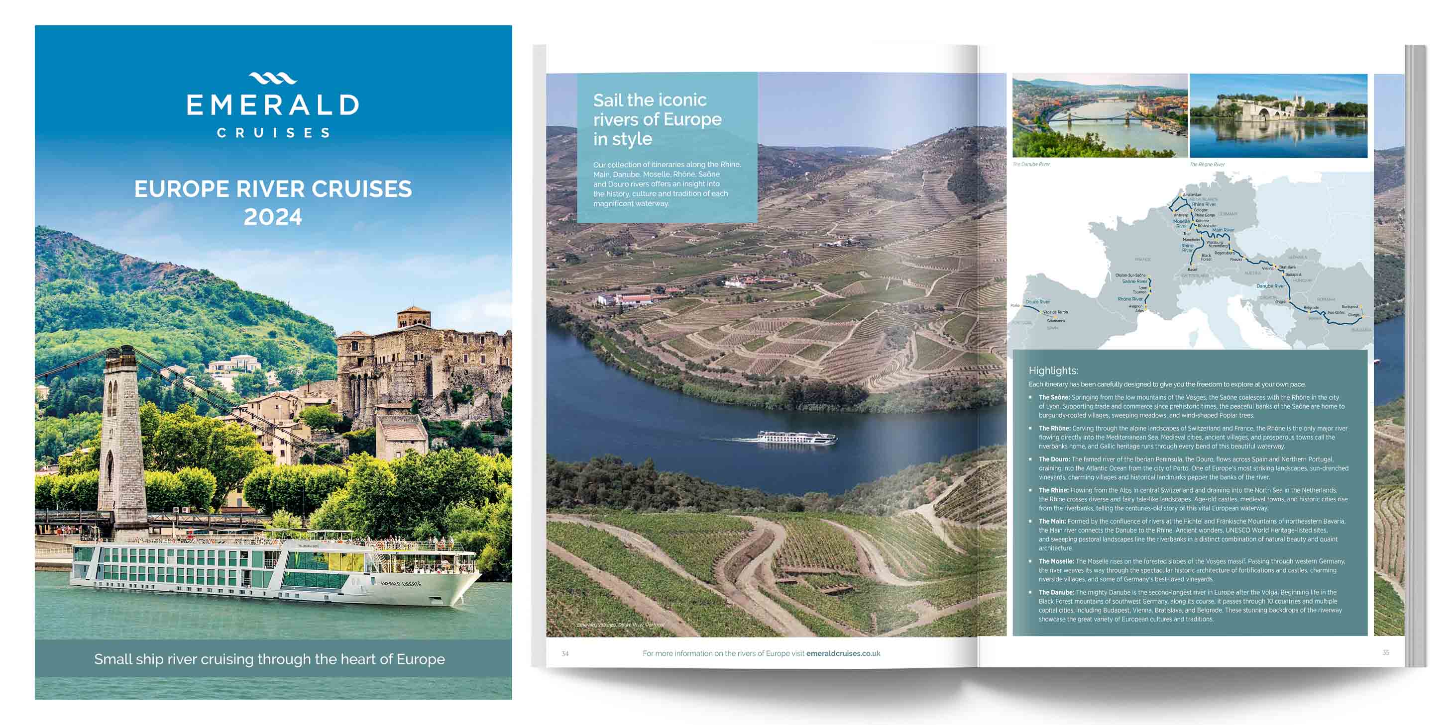 Europe Luxury River Cruises 2025 & 2026 Emerald Cruises
