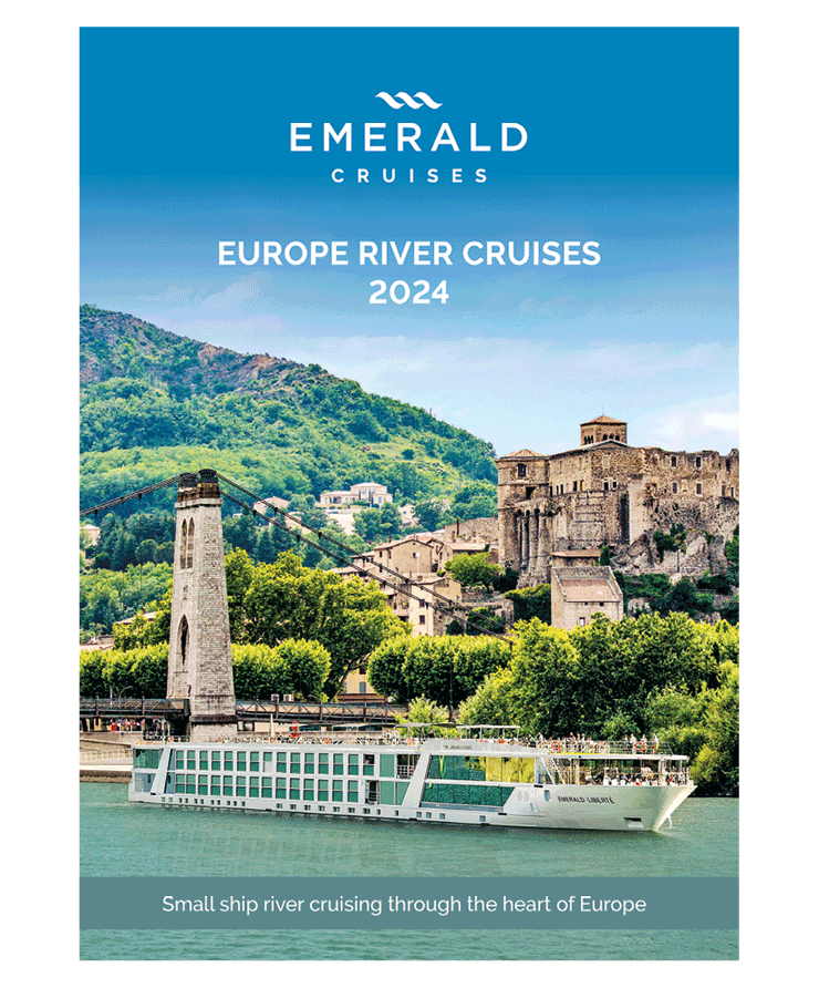 Emerald Cruises’ Europe River Cruises 2024 Brochure cover