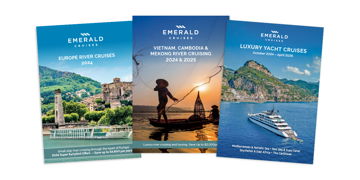 collection of luxury river and yacht cruise brochures