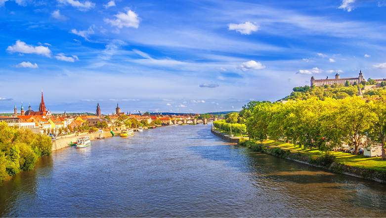 View of Würzburg and the Main River