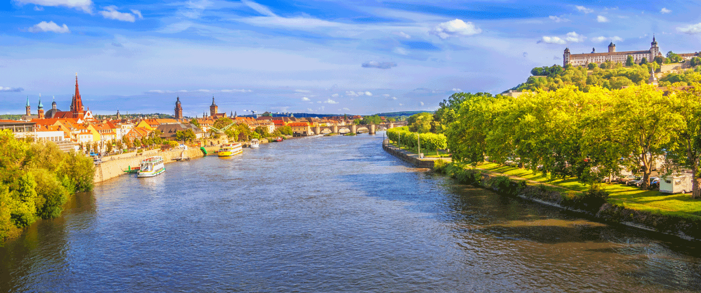 View of Würzburg and the Main River