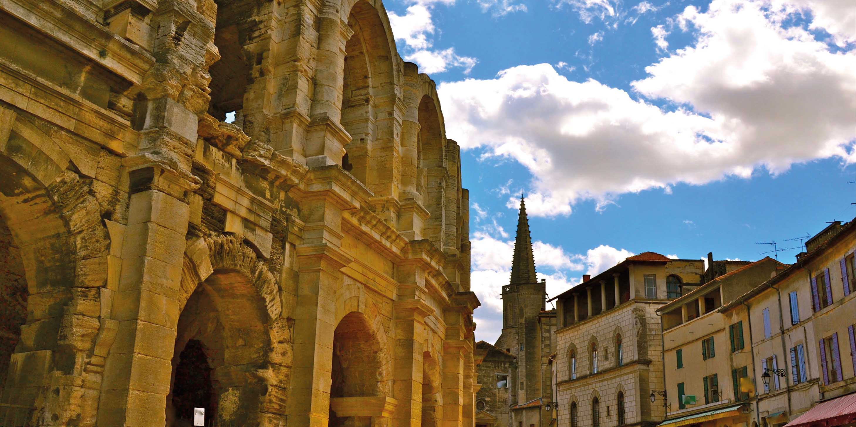 Roman Amphitheatre in Arles France 