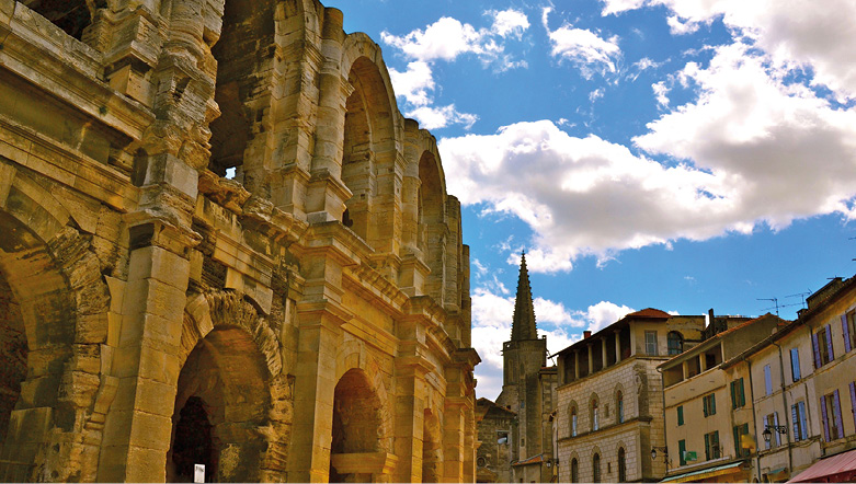 Roman Amphitheatre in Arles France 
